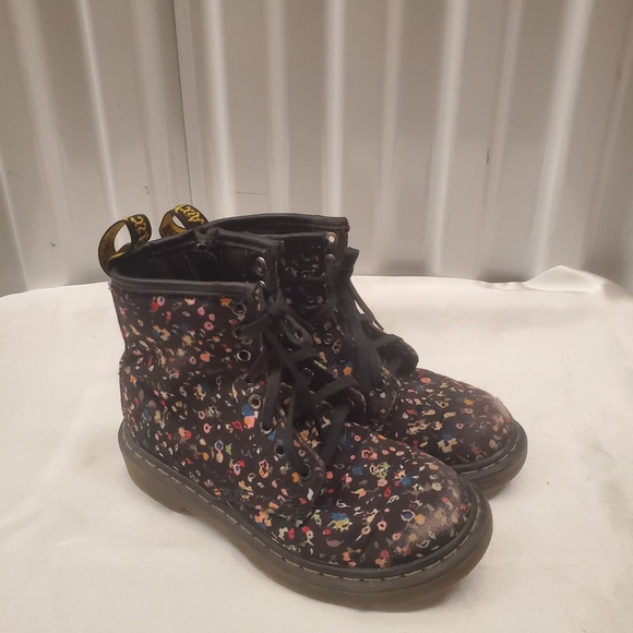 Dr.Martens Delaney Floral Boots - Picture 2 of 11